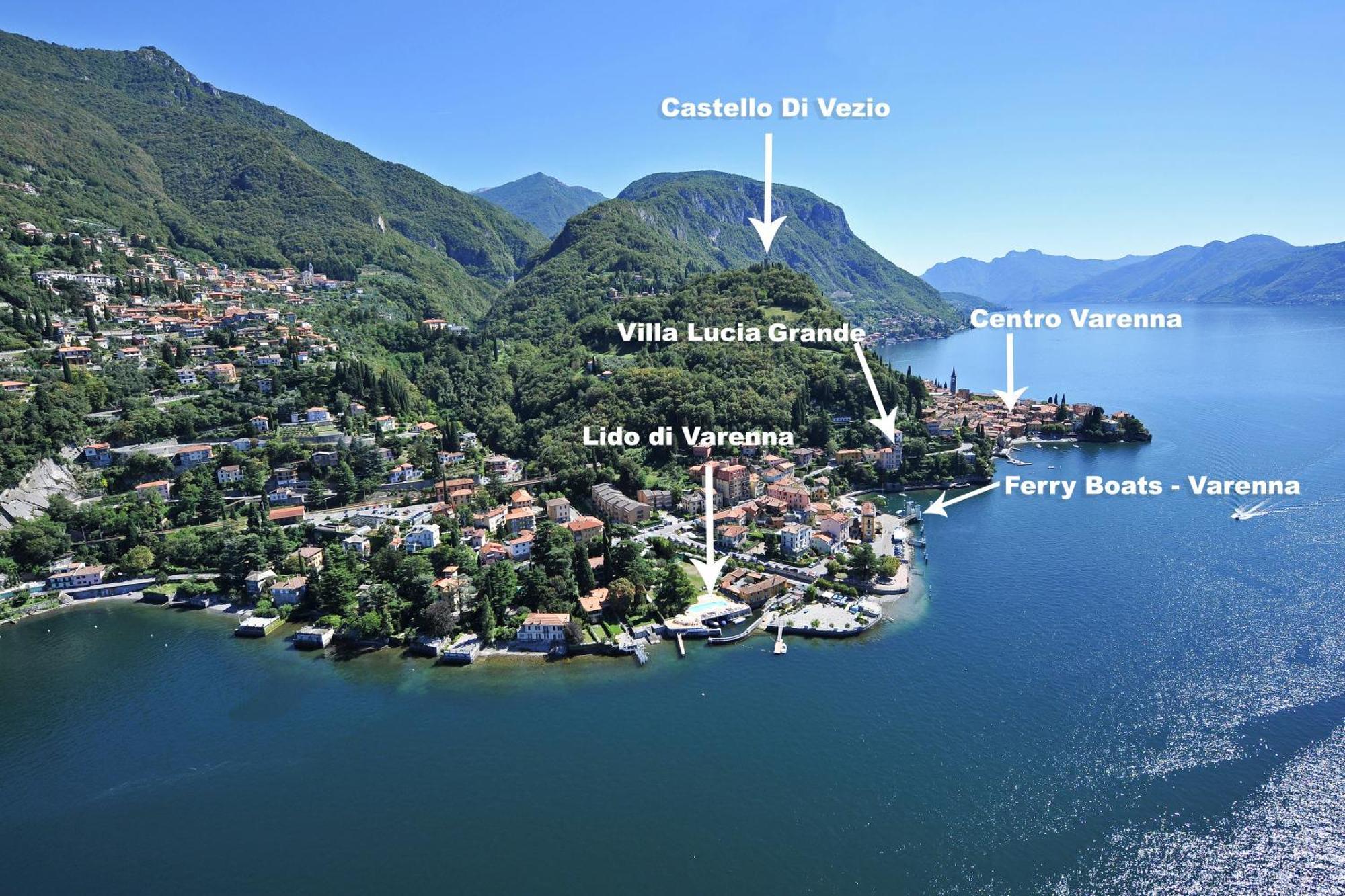 Villa Lucia Grande Varenna Exteriör bild